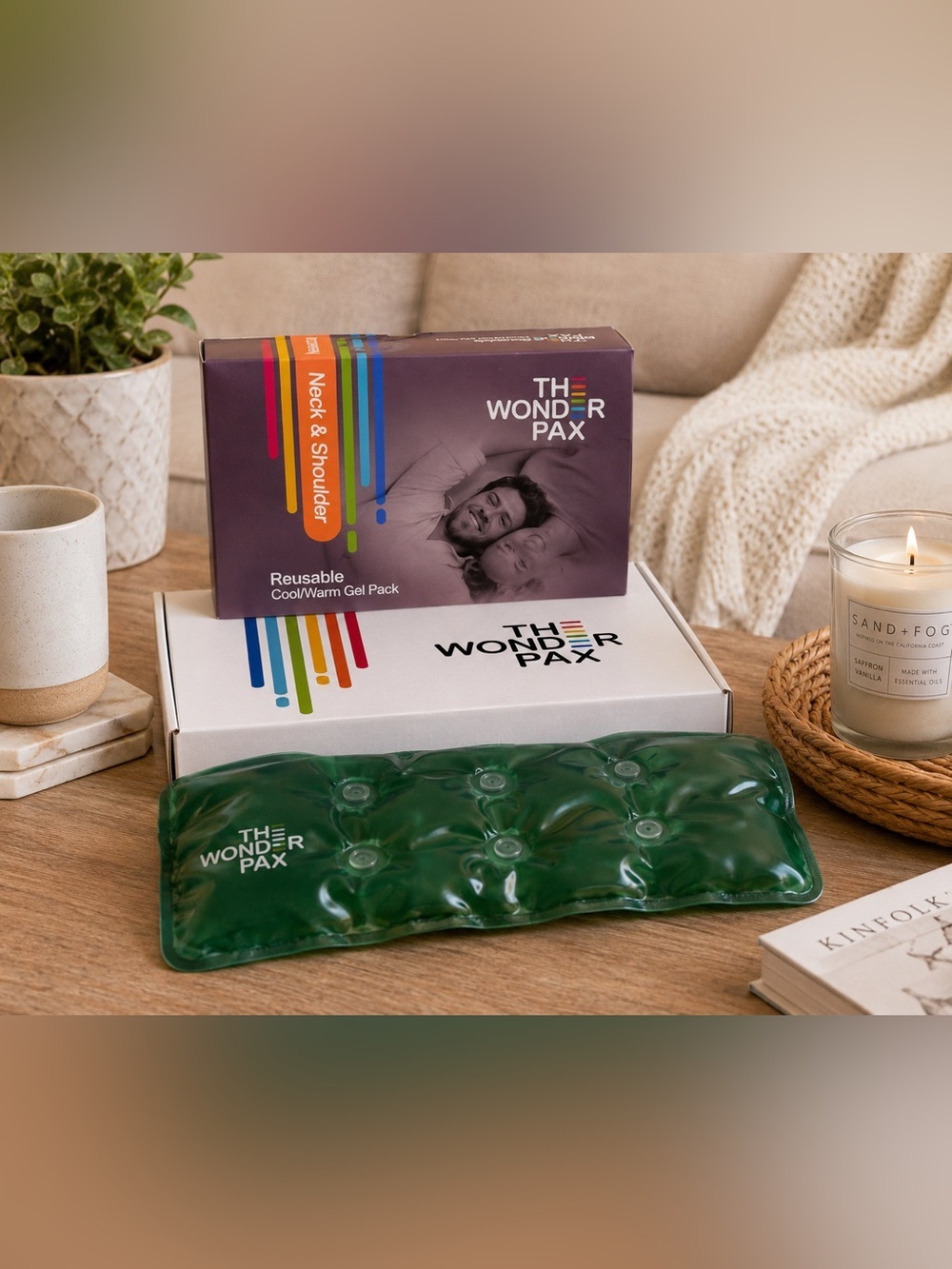 The Wonder Pax Neck & Shoulder Gel Pack | Reusable Hot Cold Therapy Wrap